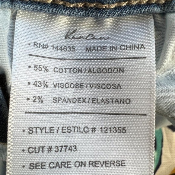 Kancan Estilo Stretch Denim Bib Overall Jumper Dress Size M Festival Summer - Picture 7 of 9